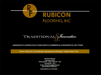 Rubicon Flooring website